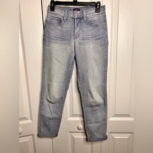 NYDJ Not Your Daughter Ankle Womens Size‎ 0 Blue Jeans Mid Rise USA Made